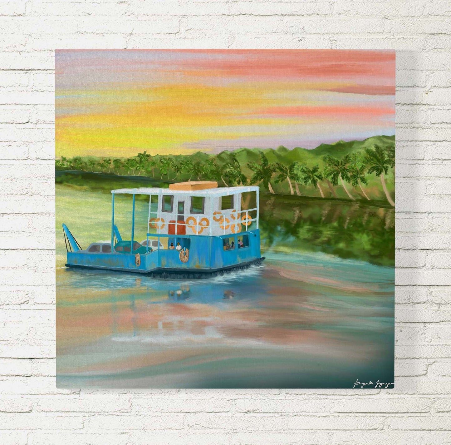 Ferry rides and painted skies