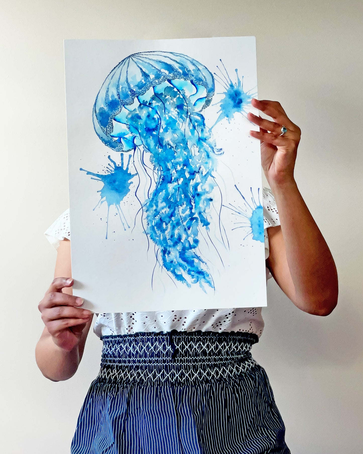Sea Jelly | Sea creatures in Indigo