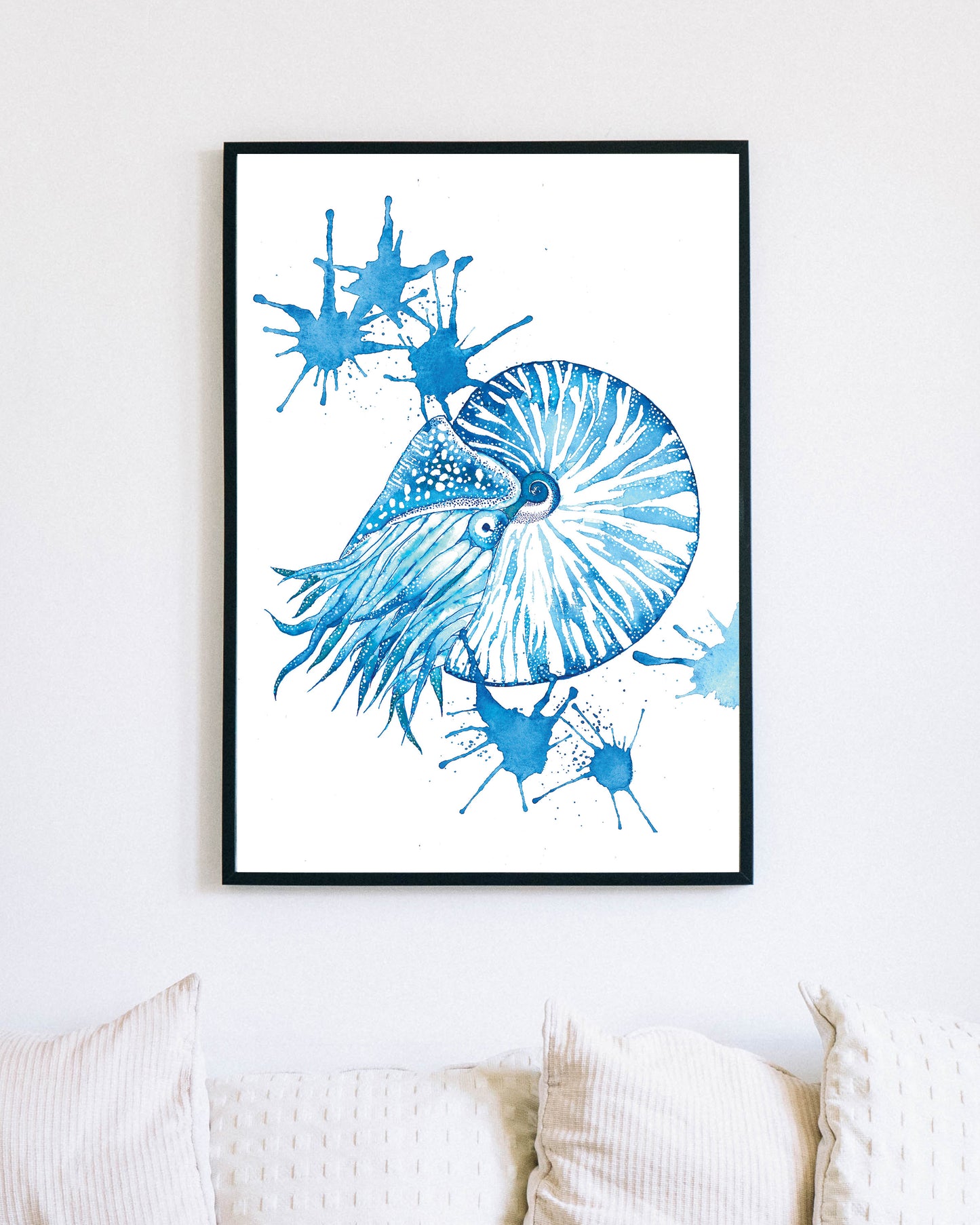 Nautilus | Sea creatures in Indigo