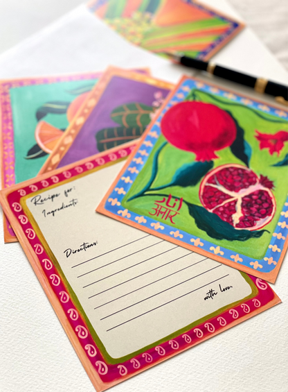 Botanical Belonging - set of 8 Recipe cards